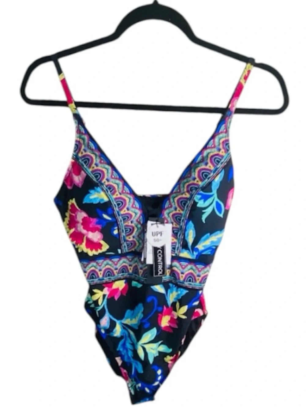 LA BLANCA Midnight Magic
Plunge One Piece Swimsuit Women’s Size 12 - Picture 3 of 9
